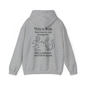 Funny Hoodie, Joke Sweatshirt, Humorous Hooded Pullover, Hilarious Graphic Sweater, Comical Apparel for Men and Women