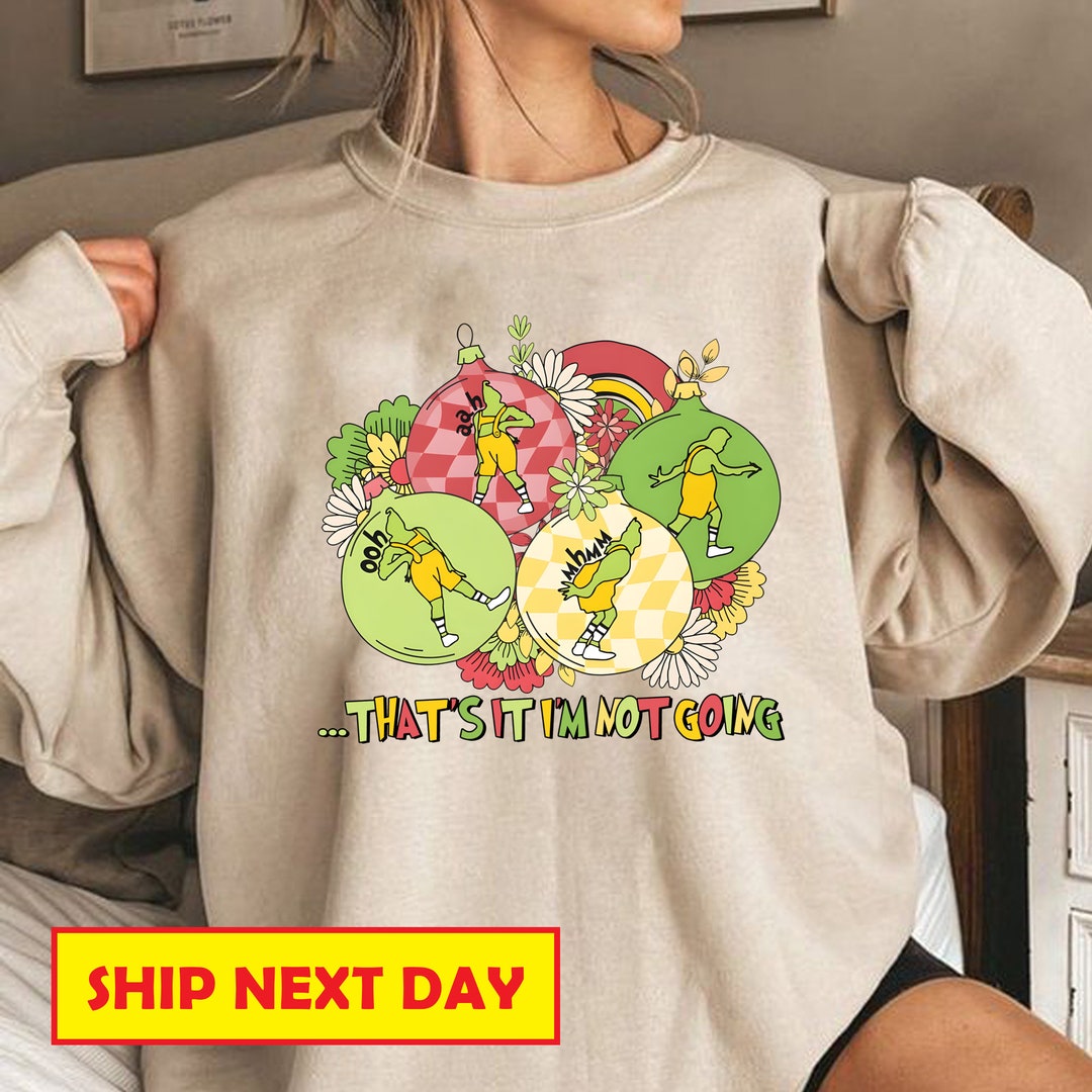 Pull De Noël Humoristique "That's It I'm Not Going" - Coton/polyester, Tailles S à XXXL, Design Imprimé En Allemagne