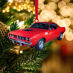 Muscle Car Personalized Car Ornament, Unique Gifts for Car Guys, Drift Car,  Modern Car, Classic Car, Vintage Car, Hot Rod, Custom Car Gifts 