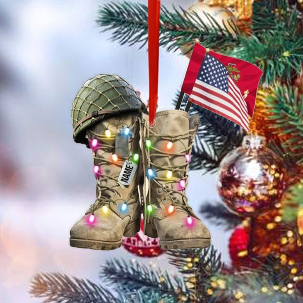 Army Christmas Ornament Etsy