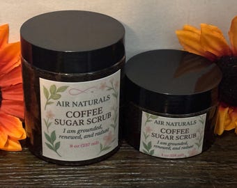 Coffee Sugar Scrub: Exfoliating Body Scrub - Air Naturals