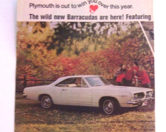 1967 Plymouth Barracuda Magazine Page Ad