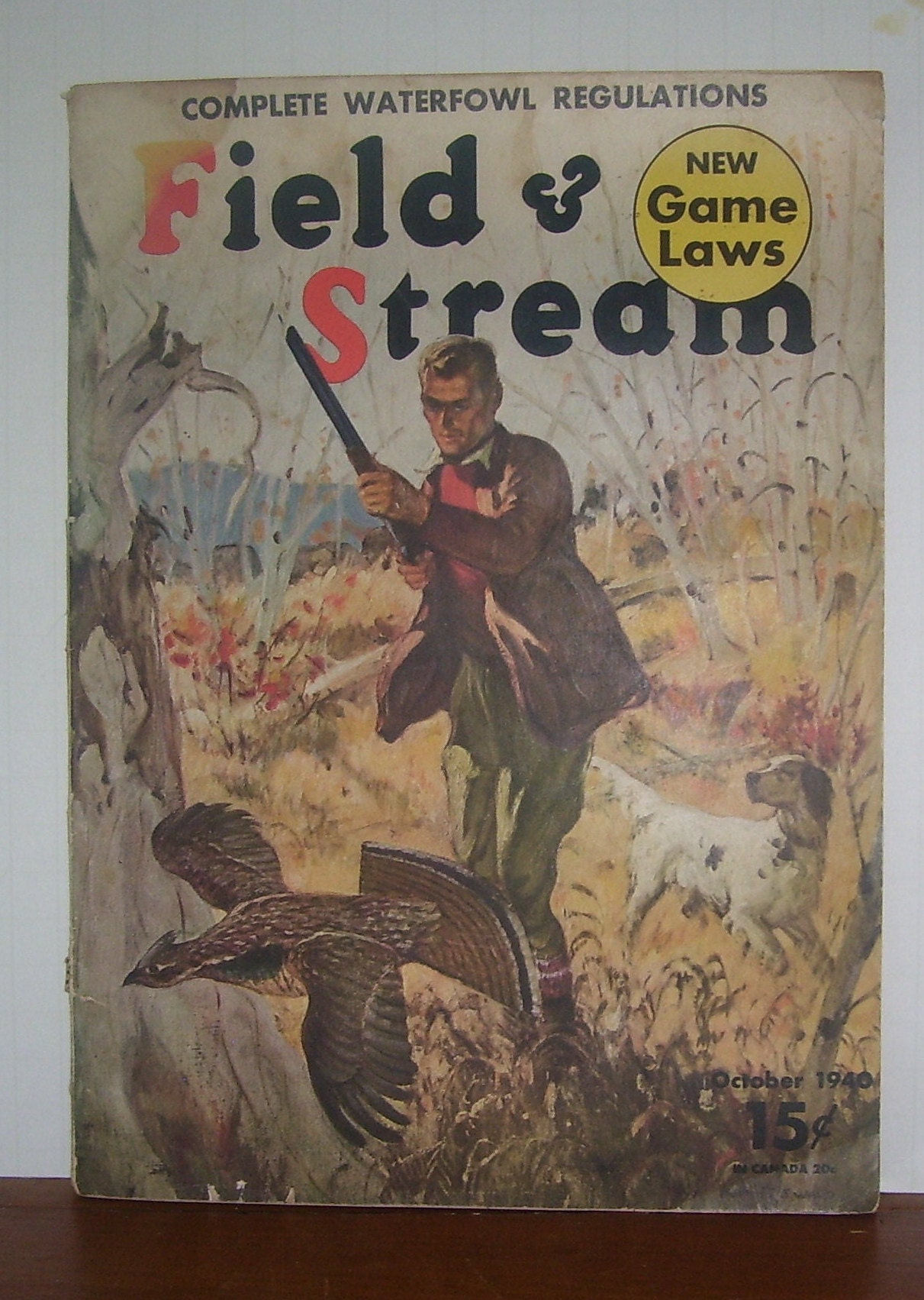 Vintage Fly Fishing Poster Field and Stream Print Retro Fisherman Print  Outdoorsy Wall Art Gift for Him Dad 