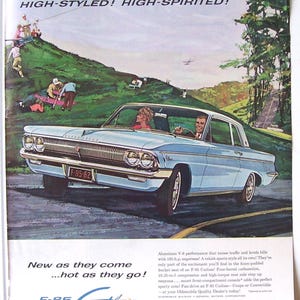 1962 Oldsmobile Cutlass  Beer F-85 Magazine Page Advertising - Miller High Life Beer