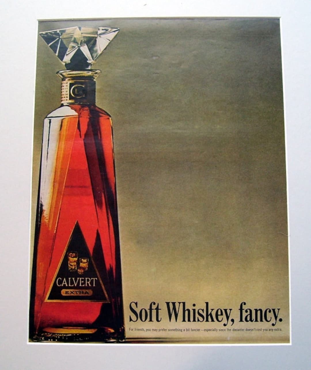 1963 Calvert Blended Whiskey Distillery Magazine Ad, Magazine Bar Ad ...