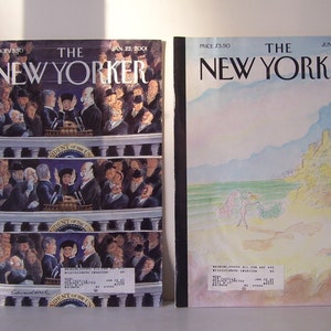 The New Yorker Magazine Jan 22, 2001 and The New Yorker Magazine June 4th, 2001 - Complete Magazine