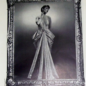 1940s glamour evening dress Vintage 1940 Glamour Dresses