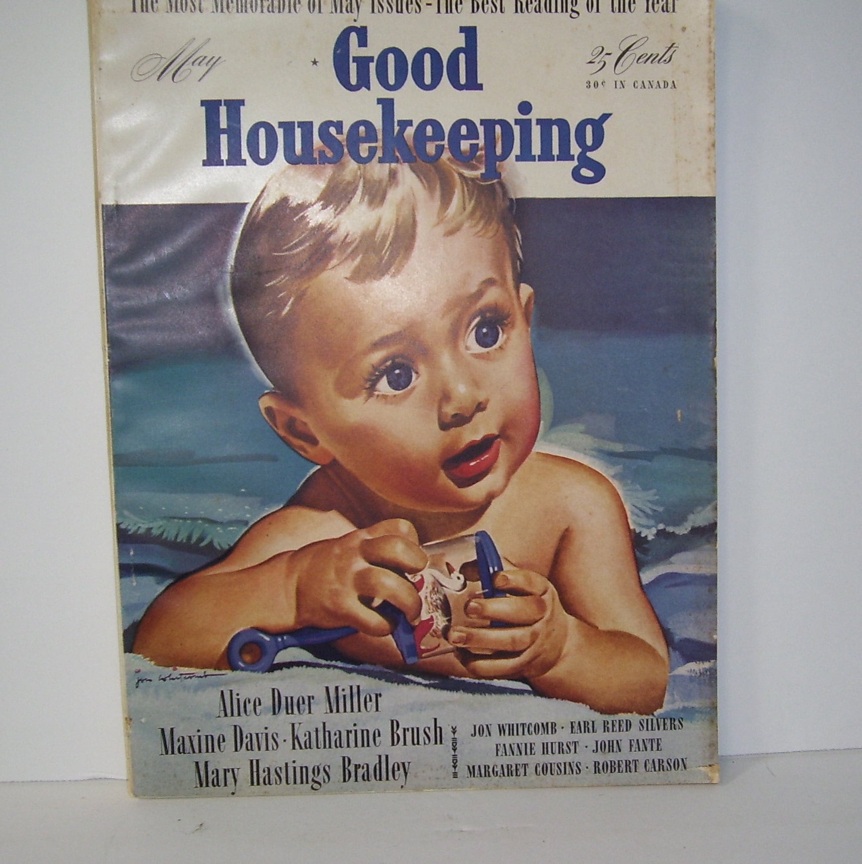 May 1941 Good Housekeeping Magazine, Artist Front Cover Jon