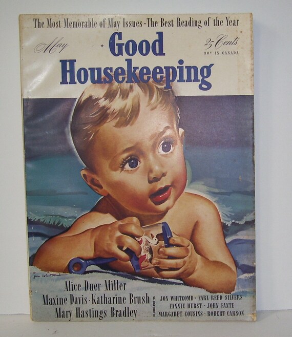 May 1941 Good Housekeeping Magazine, Artist Front Cover Jon