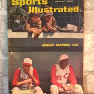 Vintage Sports  Illustrated Magazine  March 6 1961 Spring Training 1961 Baseball Complete Magazine