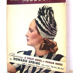 Redbook Magazine Sept. 1940 - Complete Magazine, Stories - Articles - Pictures- Advertising