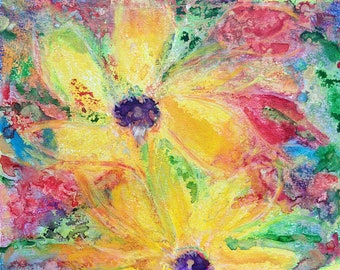 Flowers of May original watercolor painting