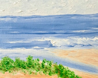 This Way to the Beach Original Oil Painting