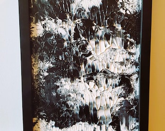 Garden Frost Acrylic Painting
