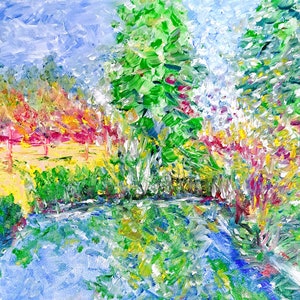 Summer Impressions Original Oil Painting