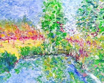 Summer Impressions Original Oil Painting