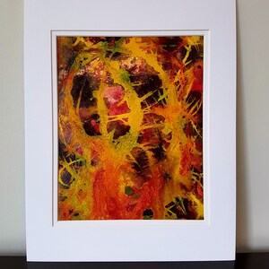 Watercolor Fine Art Light Watercolor Original Abstract Painting image 2