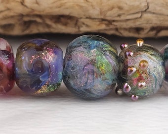 MisFits Sparkle Mix Lampwork Bead Set