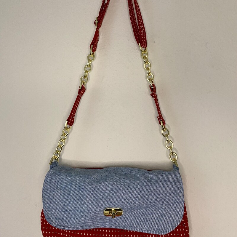 Upcycled Reversible Purse