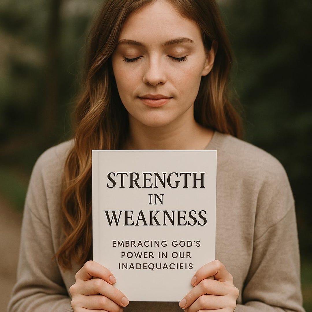 Strength In Weakness Strength in Weakness: Embracing God's Power in Our Inadequacies - Etsy