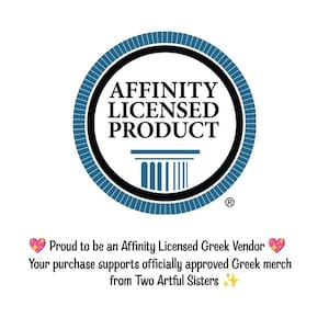 Embroidered Oval Greek Letter Iron-On Patch – Custom Sorority Fraternity Patch, Made in USA image 8