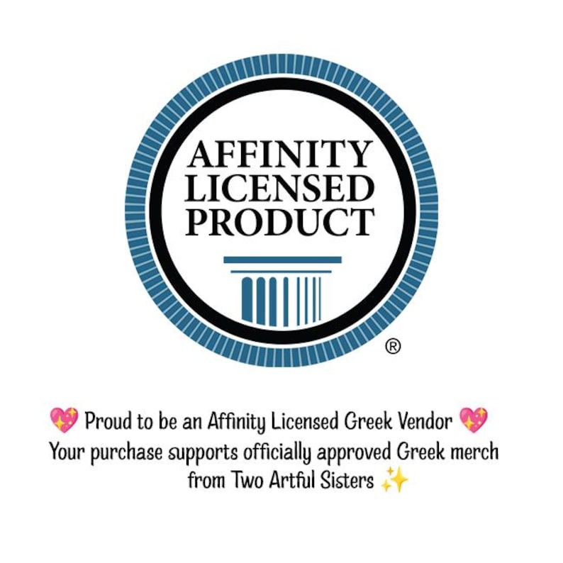 Embroidered Oval Greek Letter Iron-On Patch – Custom Sorority Fraternity Patch, Made in USA image 8