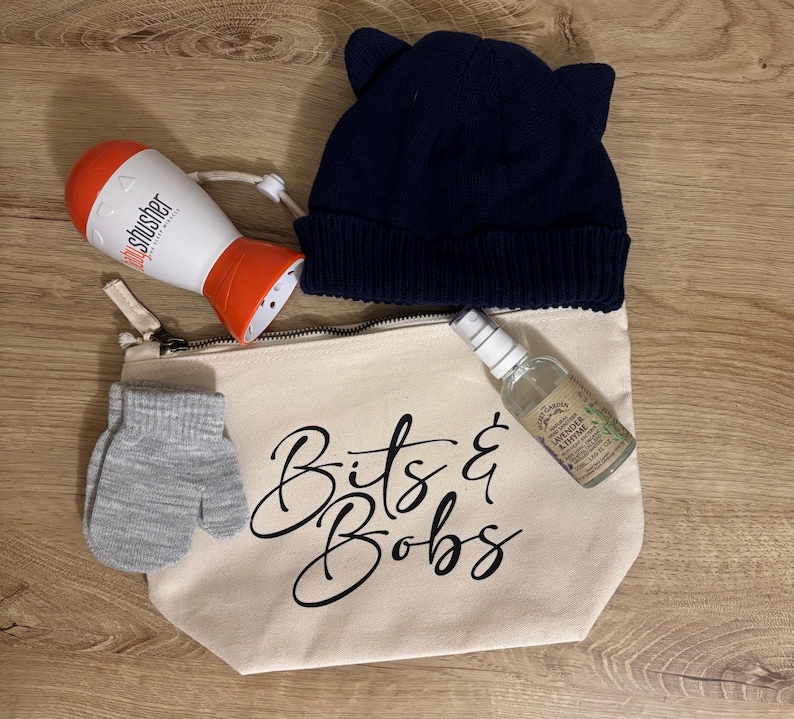 Organizador de bolso cambiador para bebé / Bolsas para pañales / Ropa limpia y sucia, pañales, refrigerios / Organizador de bolso neutro para bebé / Regalo para baby shower Bits & Bobs