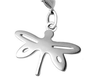 Michele Benjamin Sterling Silver Dragonfly Charm Necklace 18 inch.
