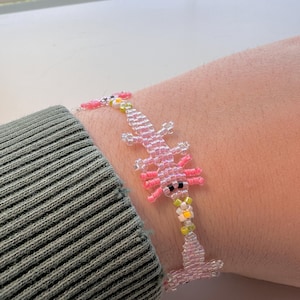 Axolotl Bead Bracelet