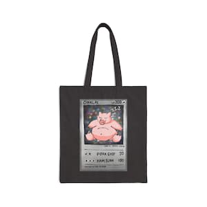 Lazy Pig Cotton Canvas Tote Bag