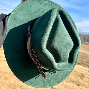 Emerald Green Fedora - Etsy display picture 2