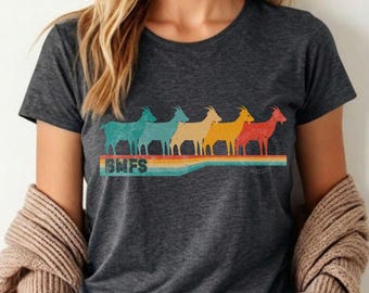 Camiseta retro de Billy Strings Goats para mujer: Shakedown Lot Ladies Tee
