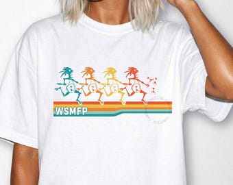 Utbredd Panic Note Eater T-shirt: Retro WSP Shakedown Lot Style T-shirt