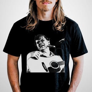 Doc Watson T-Shirt: Bluegrass Master - Shakedown Lot Style Tee