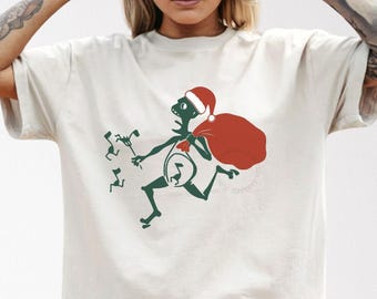 Julklappsätare T-shirt: Utbredd panik Holiday Shakedown Lot Tee