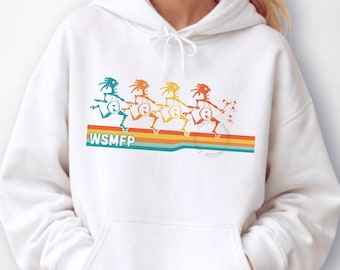 Widespread Panic Note Eater Hoodie: WSMFP Retro Shakedown Lot Style Sweatshirt