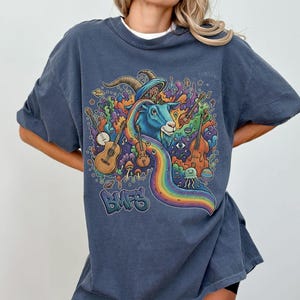 Billy Strings Psycho Goat T-Shirt: BMFS Shakedown Lot Style Comfort Colors Tee