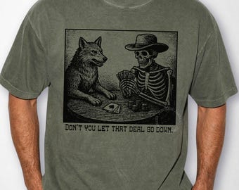 Camiseta Grateful Dead Deal: Camiseta Shakedown Lot Comfort Colors