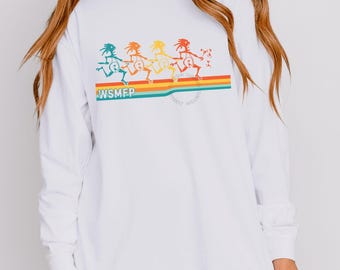 Utbredd Panic Note Eater långärmad T-shirt: WSMFP Retro Shakedown Lot Tee