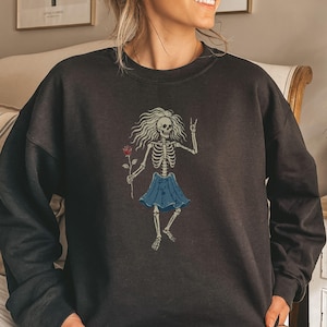 Grateful Dead Rosebud Sweatshirt, Jerry Garcia Sweatshirt, Rosebud Guitar Sweat Shirt, Grateful Dead Father's Day Gift, Shakedown St Design