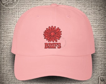 Billy Strings Red Daisy Embroidered Baseball Hat- BMFS Classic Ball Cap
