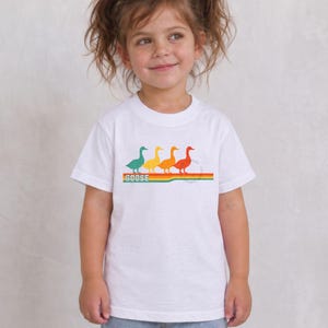 Goose the Band Retro Vibes Toddler T-Shirt: Shakedown Lot Tees for Kids White