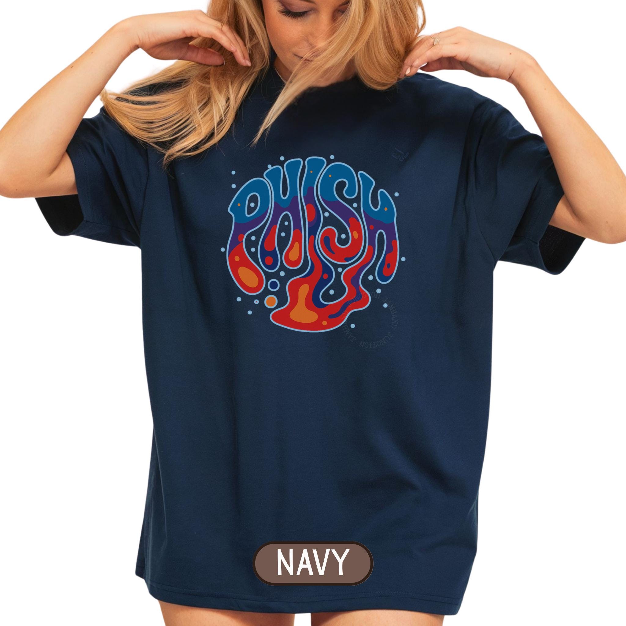 Phish Melting T-Shirt, Shakedown Style Phish Melting Name TShirt, Phish Jamband Shirts, Dead Lot Style Phish Melting Lava Shirt, Phish Tee