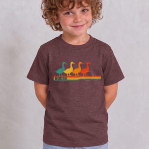 Goose the Band Retro Vibes Toddler T-Shirt: Shakedown Lot Tees for Kids Heather Maroon