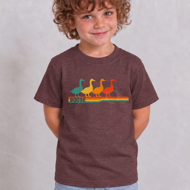 Goose the Band Retro Vibes Toddler T-Shirt: Shakedown Lot Tees for Kids Heather Maroon