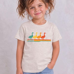 Goose the Band Retro Vibes Toddler T-Shirt: Shakedown Lot Tees for Kids Heather Dust