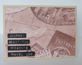 Summer Travel Words Christian Card With Scripture