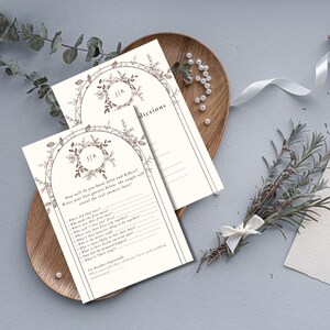 Paquete de juegos de boda, bingo de boda, juegos de boda con tarjetas personalizables, boda boho, juegos de recepción de boda, juegos digitales imprimibles