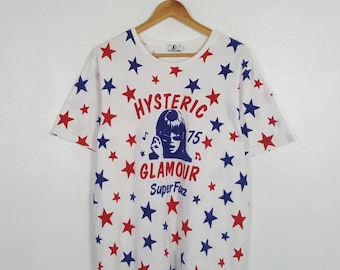 Vintage Hysteric Glamour Super Fuzz Crewneck White T-Shirt