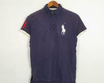 Vintage Polo Ralph Lauren Big Pony Cotton Mesh Polo Shirt